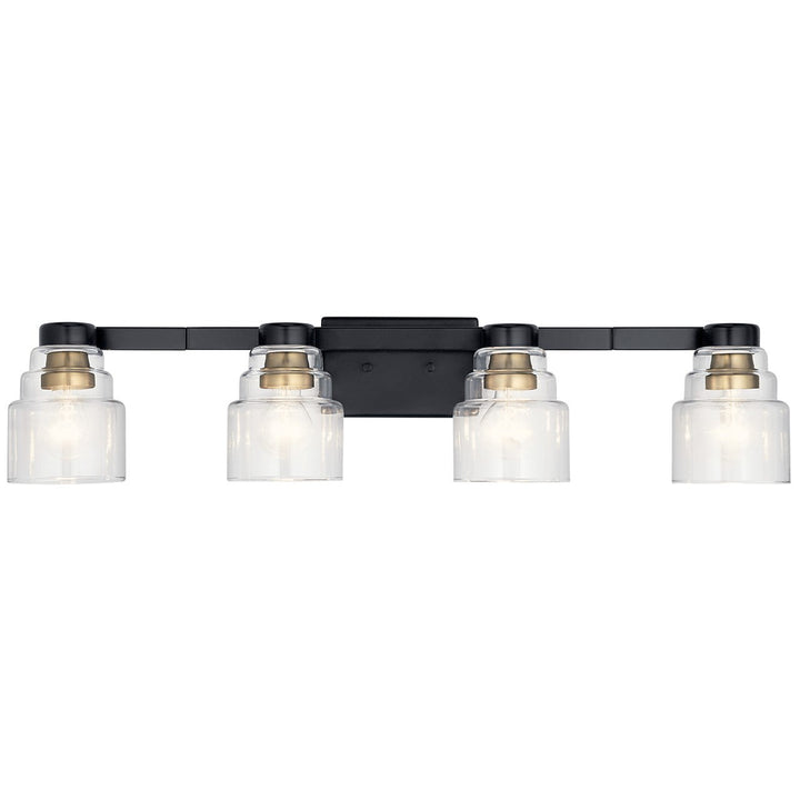 Kichler Canada - 55013BK - Four Light Bath - Vionnet - Black