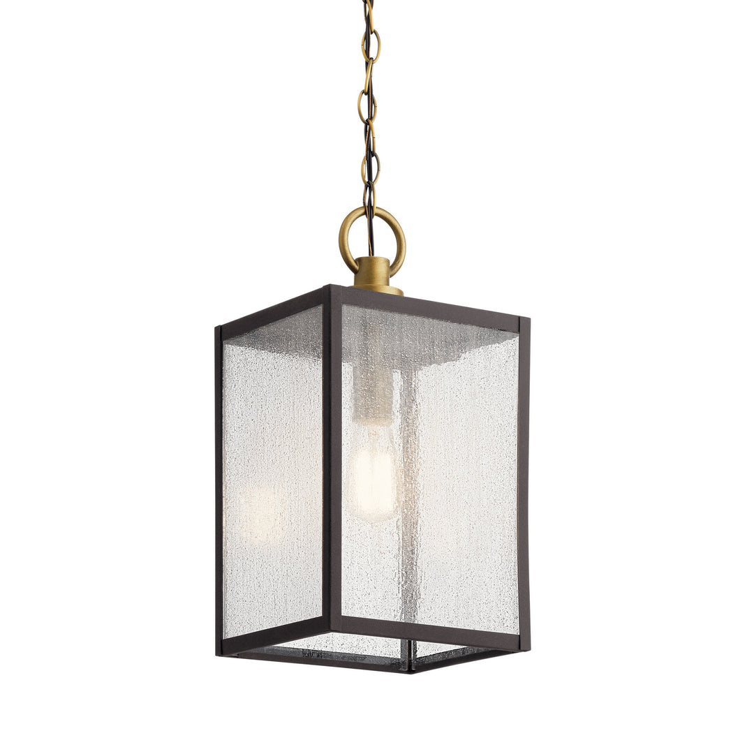 Kichler Canada - 59008WZC - One Light Outdoor Pendant/Semi Flush - Lahden - Weathered Zinc