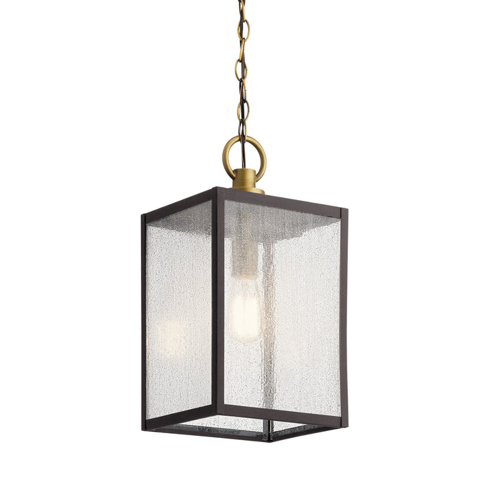 Kichler Canada - 59008WZC - One Light Outdoor Pendant/Semi Flush - Lahden - Weathered Zinc