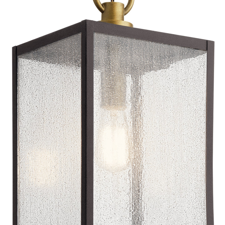 Kichler Canada - 59008WZC - One Light Outdoor Pendant/Semi Flush - Lahden - Weathered Zinc