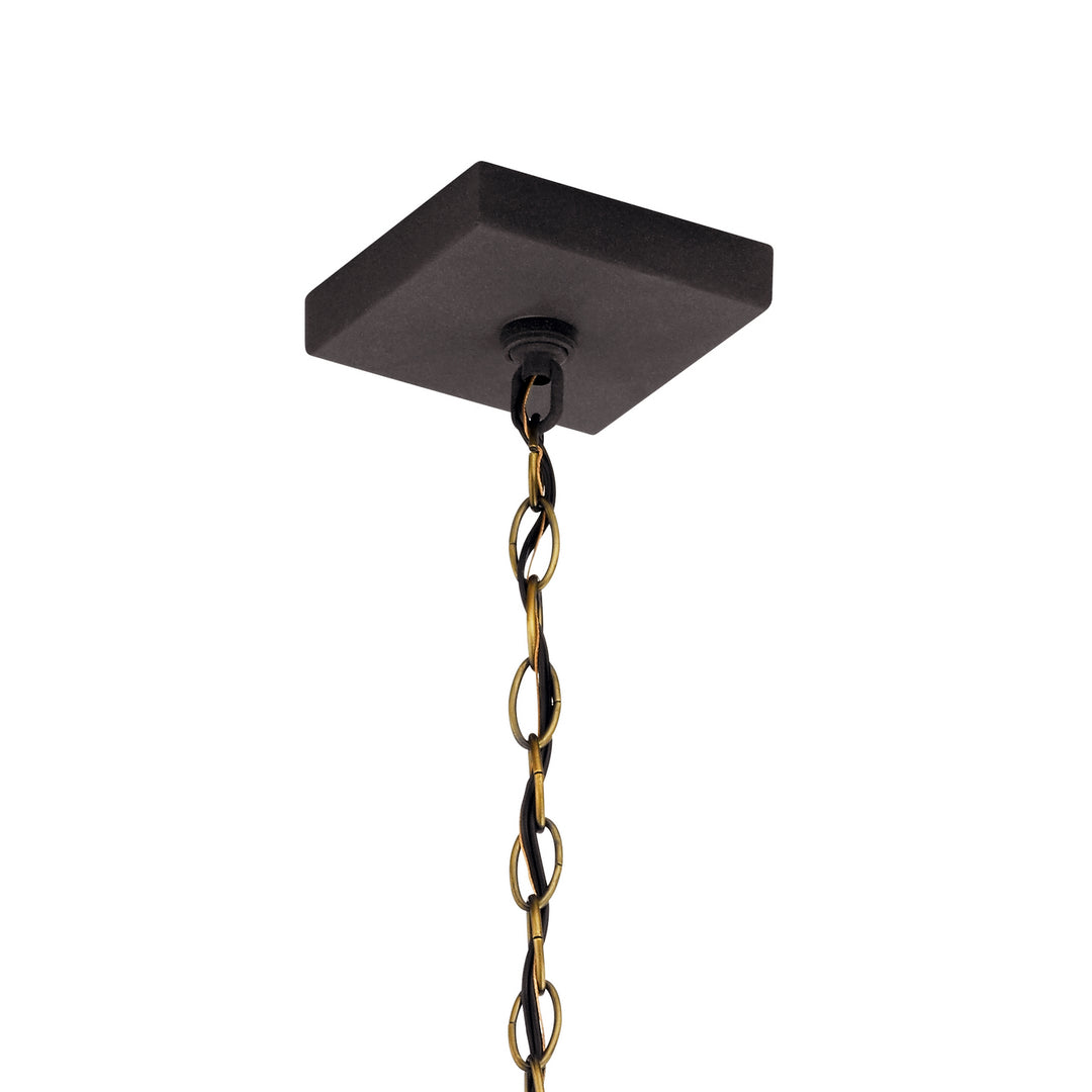 Kichler Canada - 59008WZC - One Light Outdoor Pendant/Semi Flush - Lahden - Weathered Zinc