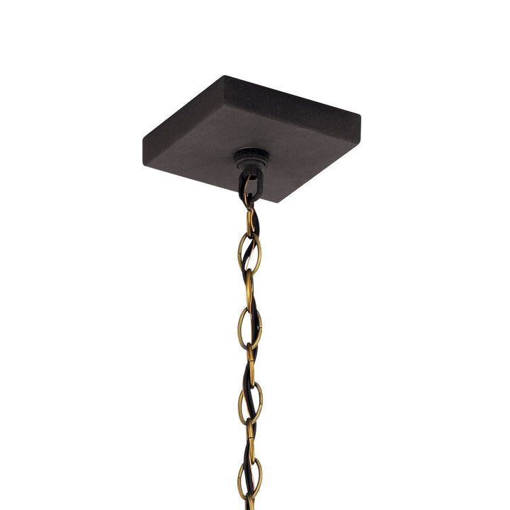Kichler Canada - 59008WZC - One Light Outdoor Pendant/Semi Flush - Lahden - Weathered Zinc