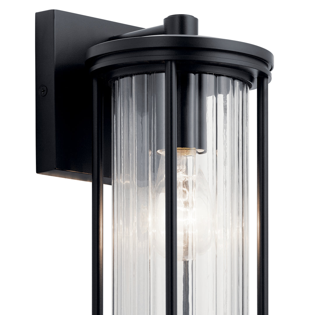 Kichler Canada - 59022BK - One Light Outdoor Wall Mount - Barras - Black