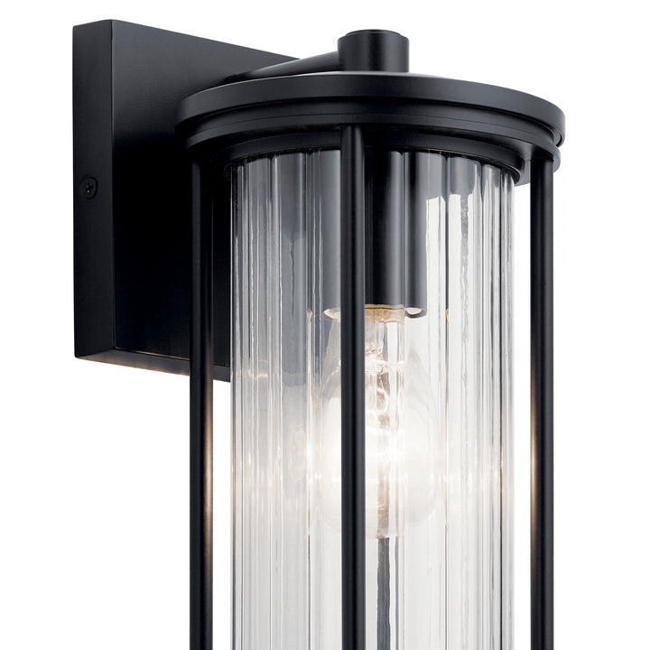 Kichler Canada - 59022BK - One Light Outdoor Wall Mount - Barras - Black