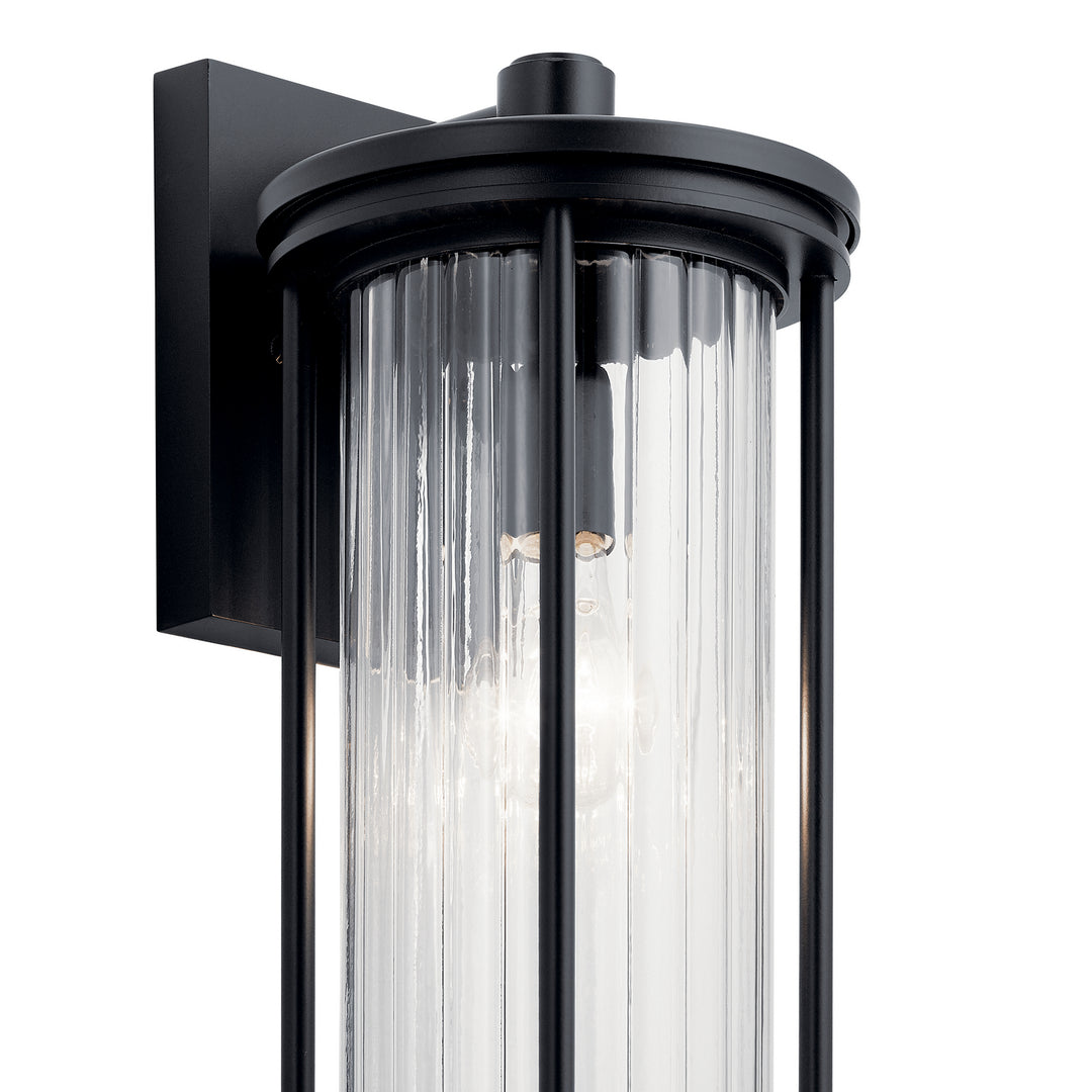Kichler Canada - 59023BK - One Light Outdoor Wall Mount - Barras - Black