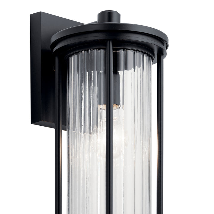 Kichler Canada - 59023BK - One Light Outdoor Wall Mount - Barras - Black