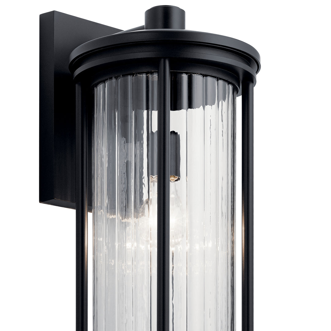 Kichler Canada - 59024BK - One Light Outdoor Wall Mount - Barras - Black