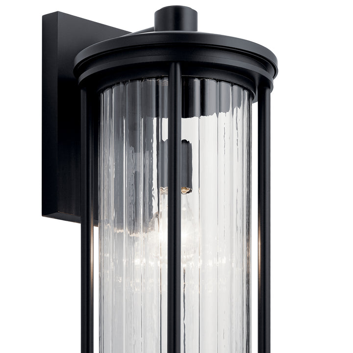 Kichler Canada - 59024BK - One Light Outdoor Wall Mount - Barras - Black