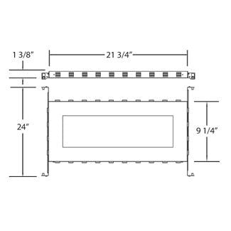 Eurofase Canada - 24054-010 - NCP,TE114A/GU10/TR/164A/LED - NC PLATE AND IC BOX