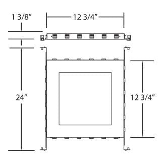 Eurofase Canada - 24055-017 - NCP,TE114B/GU10/TR/164B/LED - NC PLATE AND IC BOX