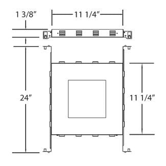 Eurofase Canada - 24057-011 - NCP,TE131/LED - NC PLATE AND IC BOX