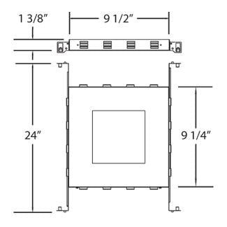 Eurofase Canada - 24063-012 - NCP,TE211/GU10/TR/611LED - NC PLATE AND IC BOX