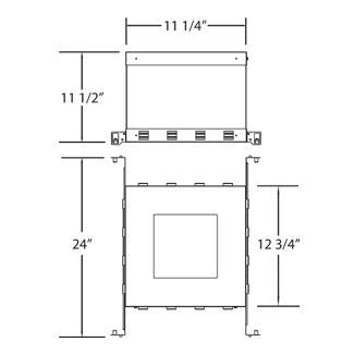 Eurofase Canada - 24071-017 - ICBOX,TE111/GU10/161/LED,OSC5S - NC PLATE AND IC BOX