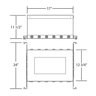 Eurofase Canada - 24072-014 - IC BOX TE112/TE112LED/TE162 - NC PLATE AND IC BOX