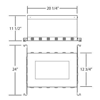 Eurofase Canada - 24078-016 - IC BOX,TE132/LED - NC PLATE AND IC BOX