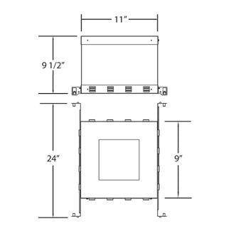 Eurofase Canada - 24083-010 - IC BOX,TE211/GU10/TR/611LED - NC PLATE AND IC BOX