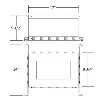 Eurofase Canada - 24084-017 - IC BOX,TE612LED/TE212/GU10/TR - NC PLATE AND IC BOX
