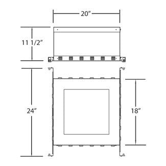 Eurofase Canada - 24086-028 - IC BOX,TE214BGU10/TE614BLED - NC PLATE AND IC BOX