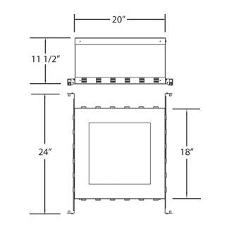 Eurofase Canada - 24090-018 - IC BOX,TE224B/LED - NC PLATE AND IC BOX