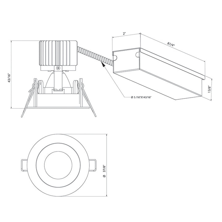 Eurofase Canada - 28719-30-014 - One Light Downlight - White