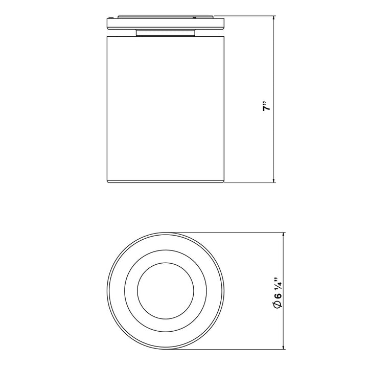 Eurofase Canada - 30310-018 - LOTUS,1LT LED FLUSH,9W,WHT - LOTUS - White