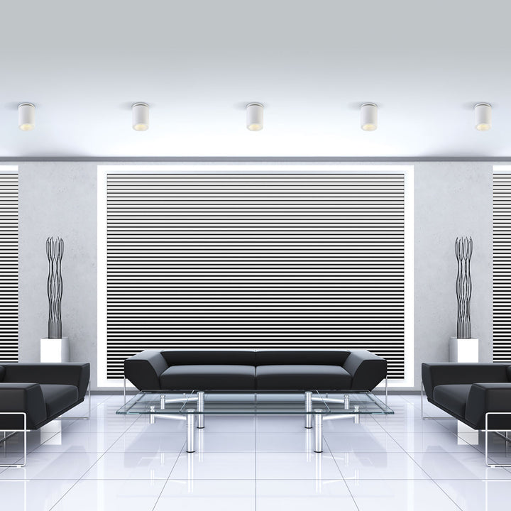 Eurofase Canada - 30310-018 - LOTUS,1LT LED FLUSH,9W,WHT - LOTUS - White