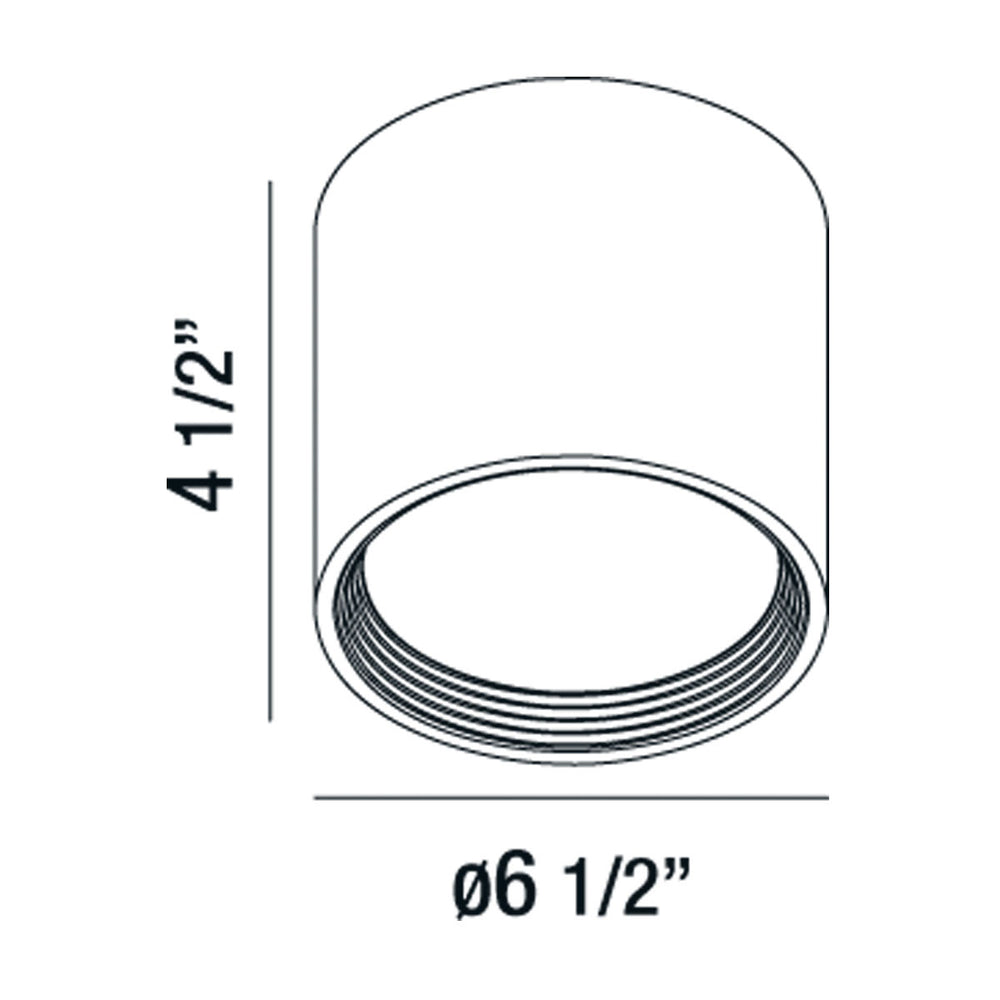 Eurofase Canada - 32683-011 - BENTON,1LT LED FLUSH,SML,WHITE - BENTON - White