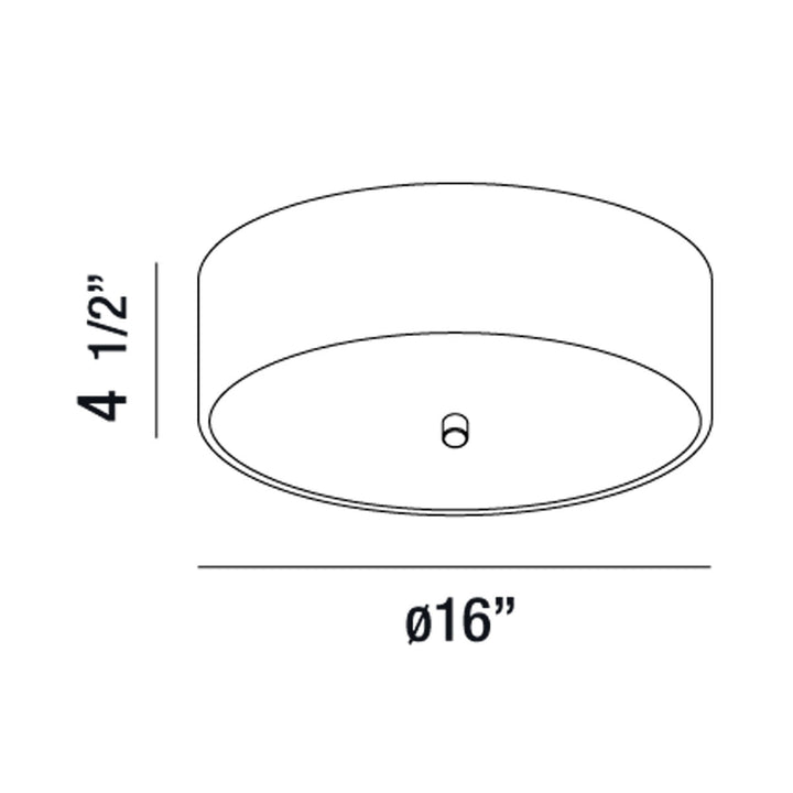 Eurofase Canada - 33227-30-016 - ELEMENT,3LT LED FLUSHMOUNT,BN - ELEMENT - Brushed Nickel