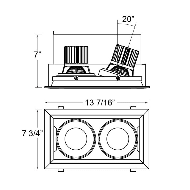Eurofase Canada - TE132LED-35-2-0N - LED Recessed - Platinum