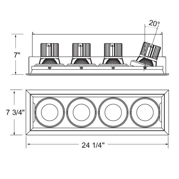 Eurofase Canada - TE134ALED-40-2-22 - LED Recessed - White