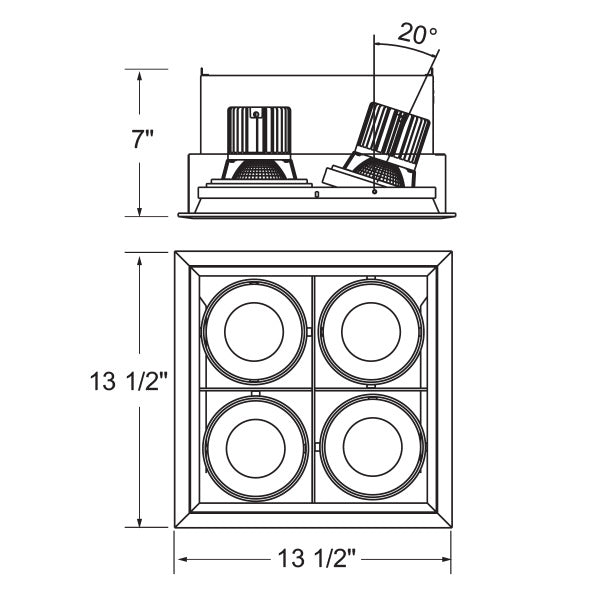 Eurofase Canada - TE134BLED-30-2-01 - LED Recessed - Black