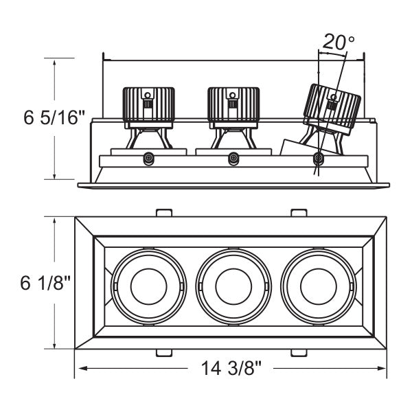 Eurofase Canada - TE163LED-30-4-0N - LED Recessed - Platinum