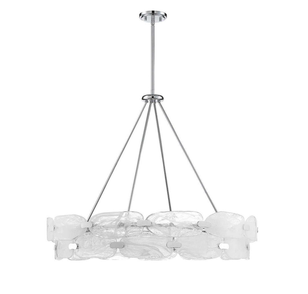 Vasare 12 Light Pendant in Chrome Savoy House