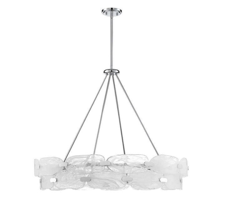 Vasare 12 Light Pendant in Chrome Savoy House
