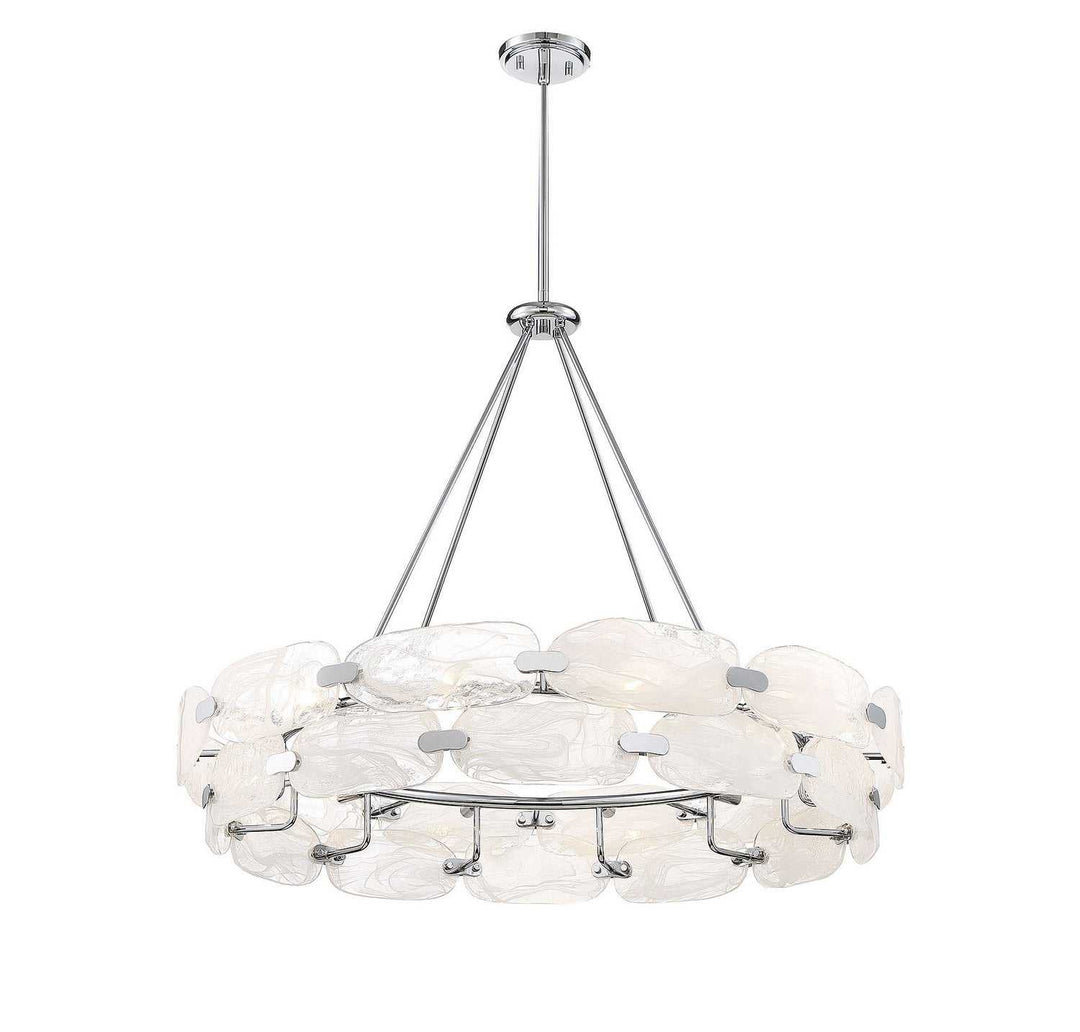 Vasare 12 Light Pendant in Chrome Savoy House