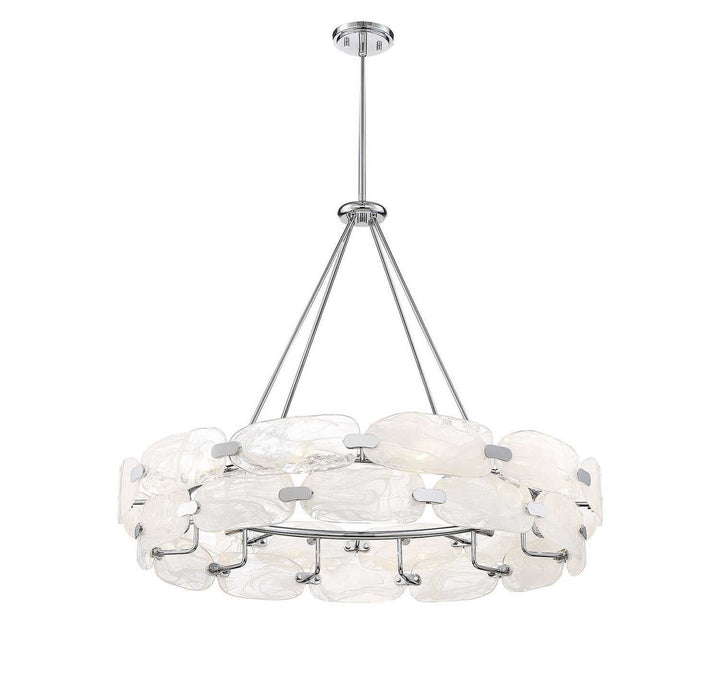 Vasare 12 Light Pendant in Chrome Savoy House