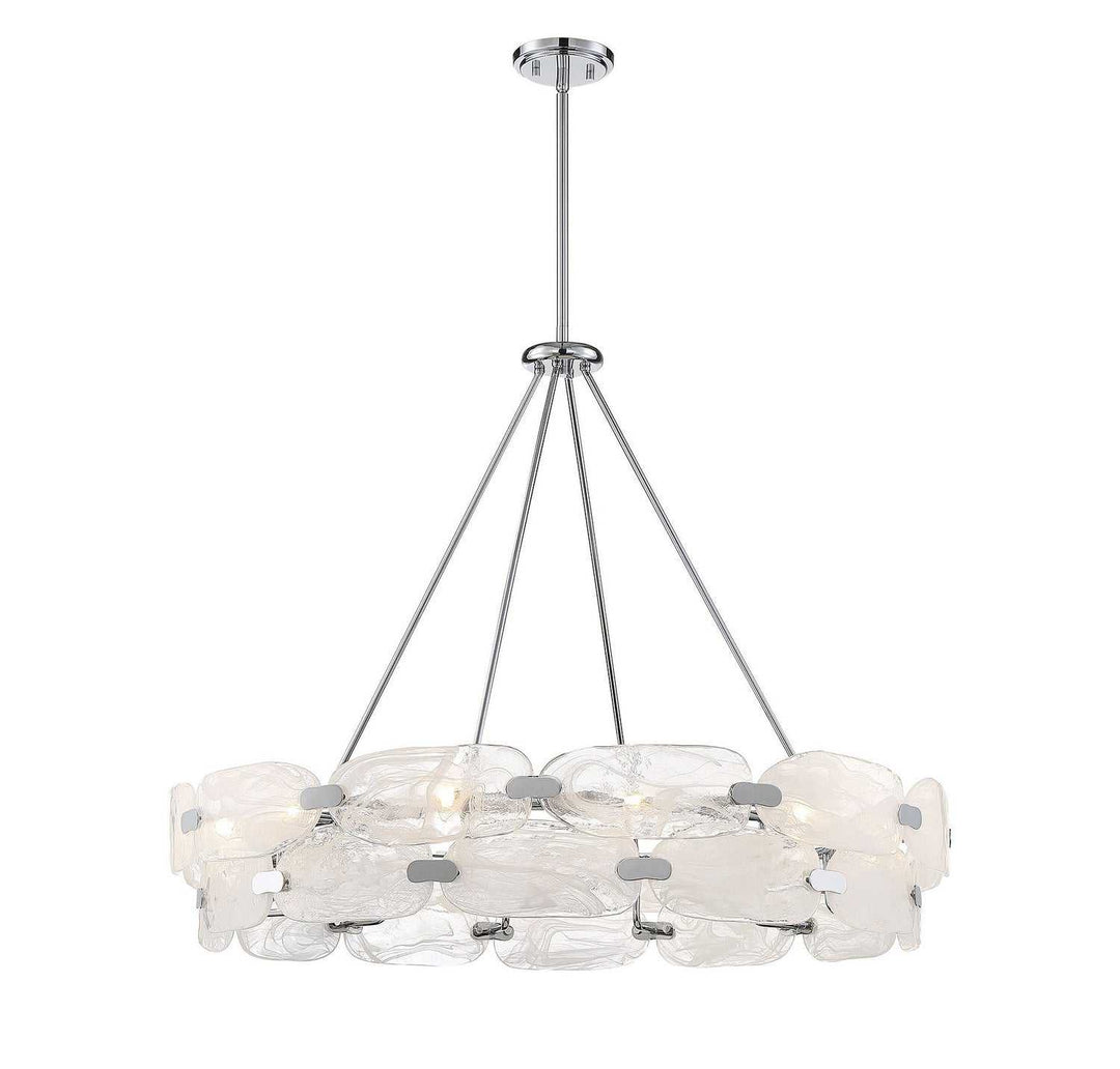 Vasare 12 Light Pendant in Chrome Savoy House