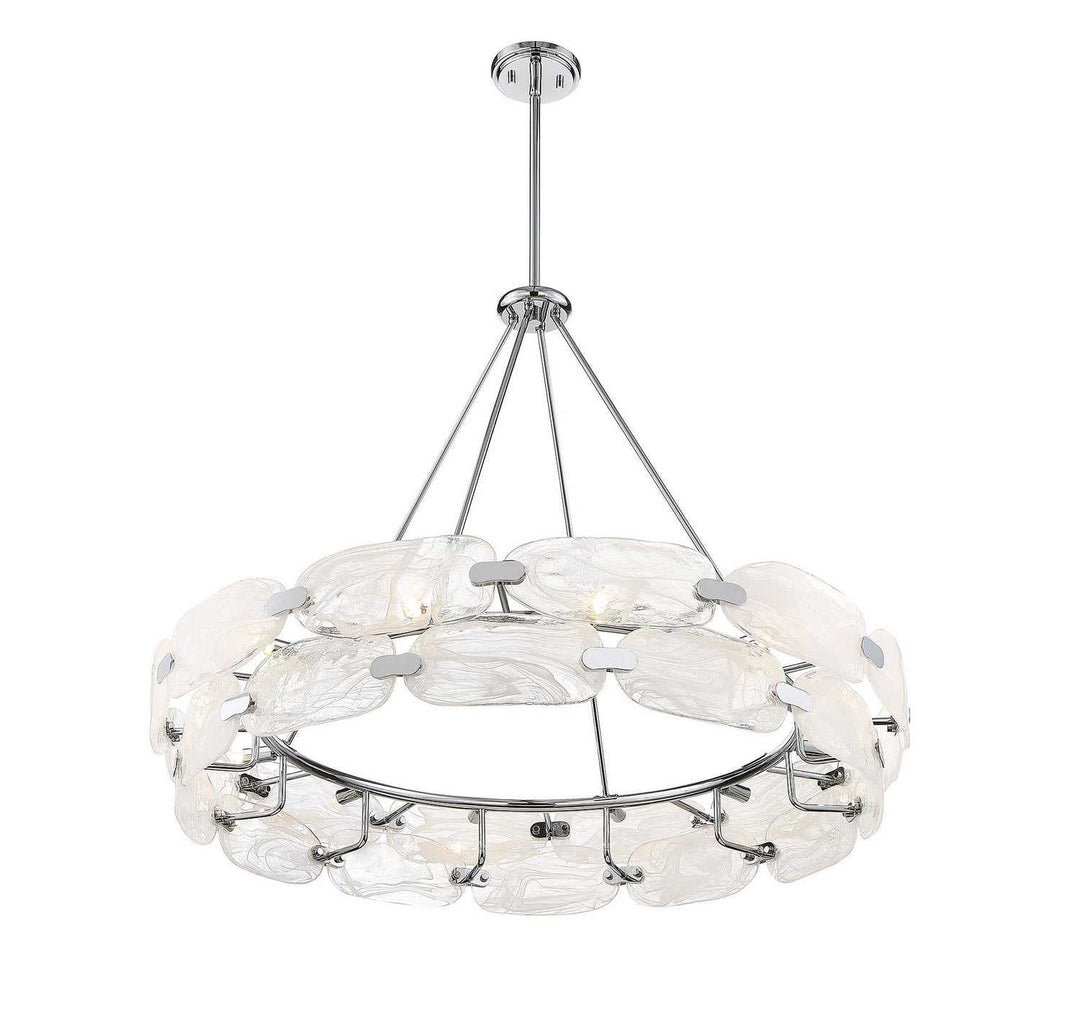 Vasare 12 Light Pendant in Chrome Savoy House