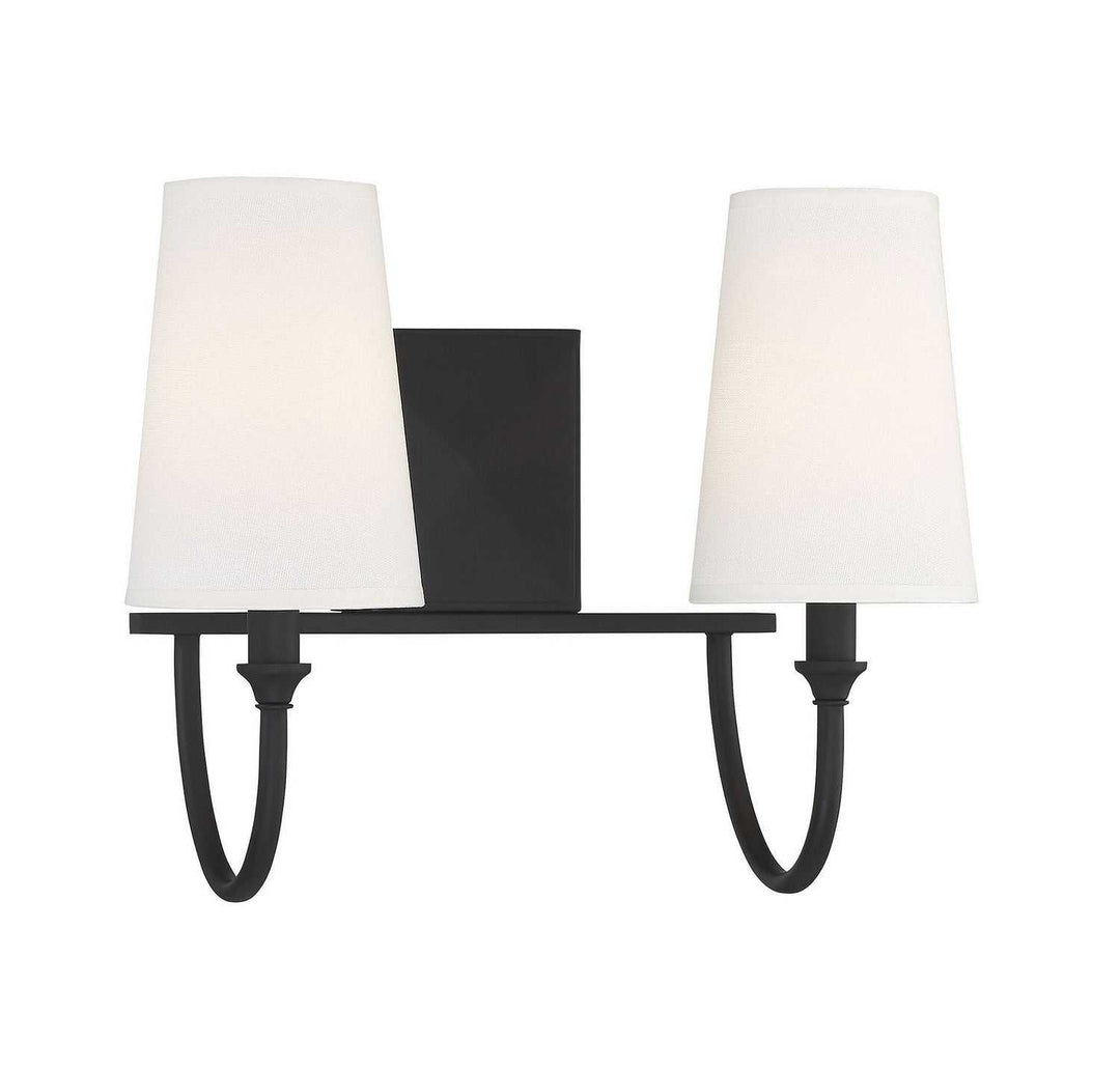 Savoy House - 8-2542-2-89 - Two Light Bath Bar - Cameron - Matte Black