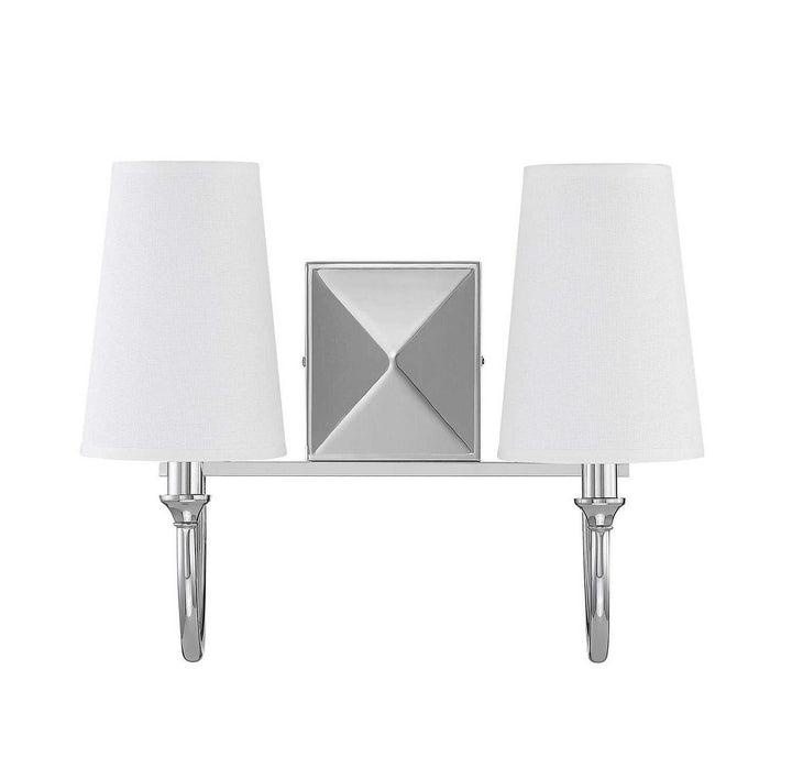 Savoy House - 8-2542-2-109 - Two Light Bath Bar - Cameron - Polished Nickel