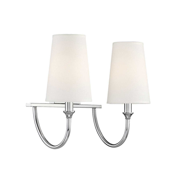 Savoy House - 8-2542-2-109 - Two Light Bath Bar - Cameron - Polished Nickel