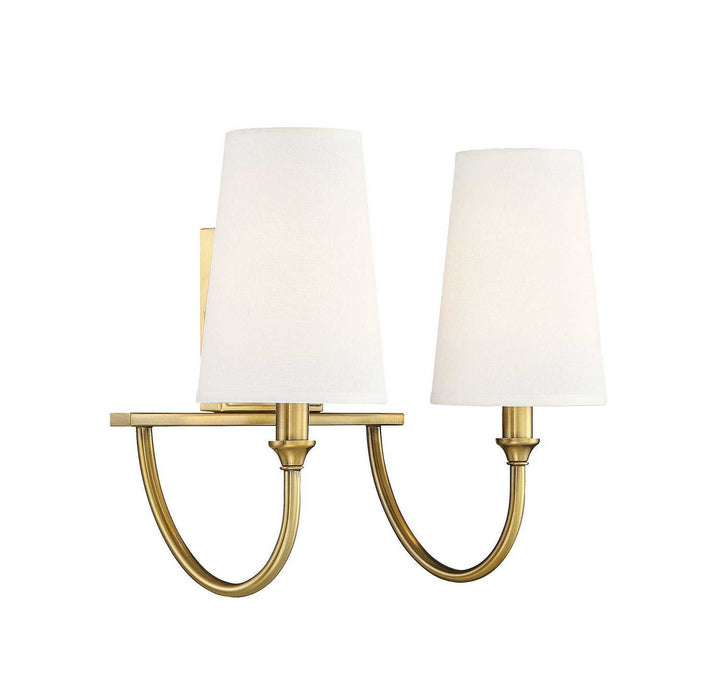 Savoy House - 8-2542-2-322 - Two Light Bath Bar - Cameron - Warm Brass