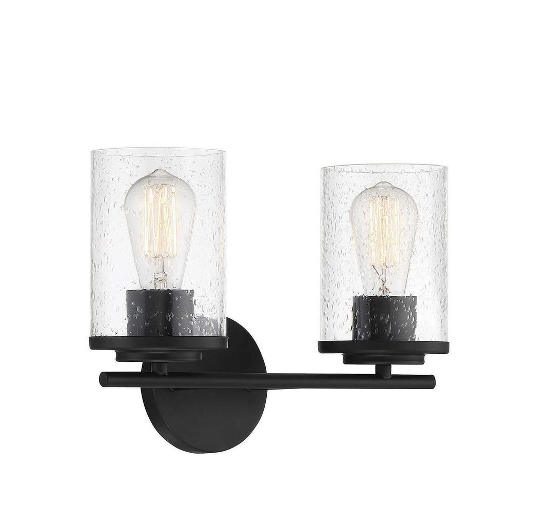 Savoy House - 8-8020-2-BK - Two Light Bath Bar - Marshall - Matte Black