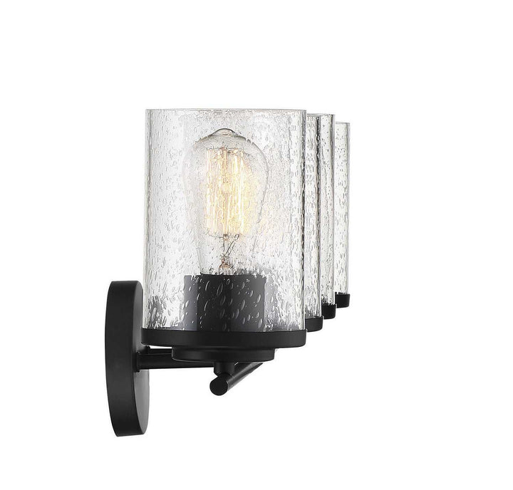 Marshall Four Light Bath Bar in Matte Black Savoy House