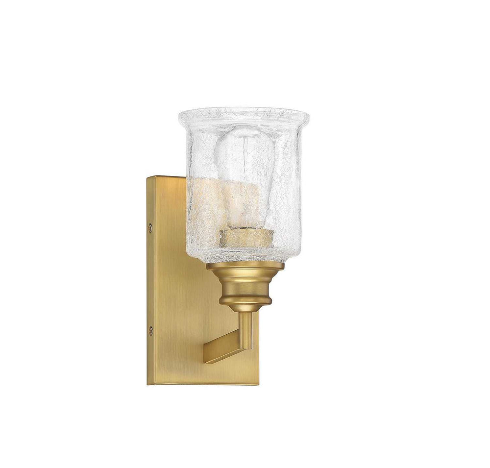 Hampton One Light Bath in Warm Brass Savoy House