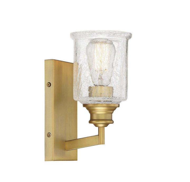 Savoy House - 9-1972-1-322 - One Light Bath - Hampton - Warm Brass