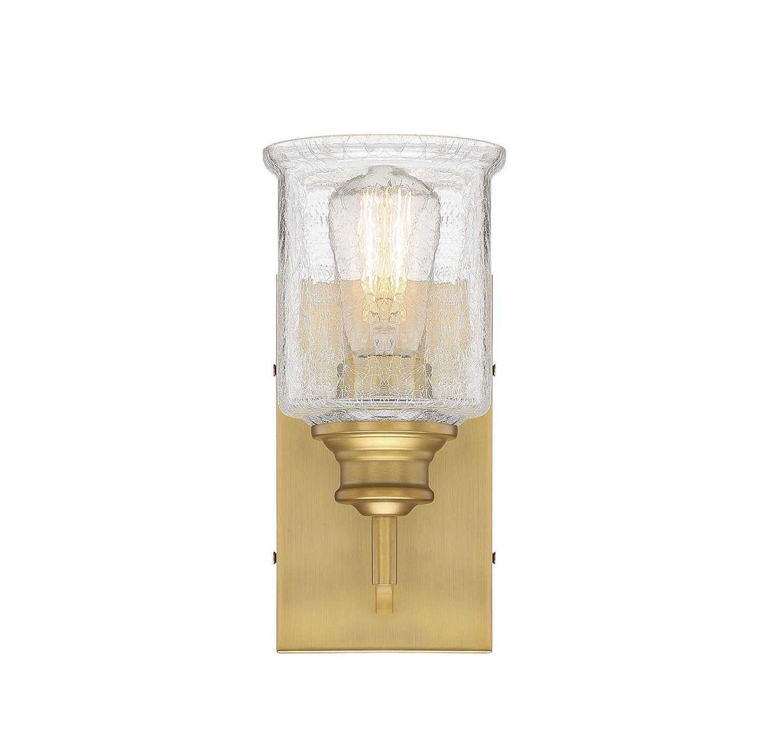 Savoy House - 9-1972-1-322 - One Light Bath - Hampton - Warm Brass
