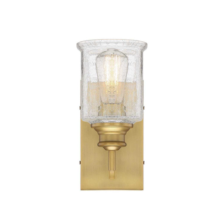 Savoy House - 9-1972-1-322 - One Light Bath - Hampton - Warm Brass