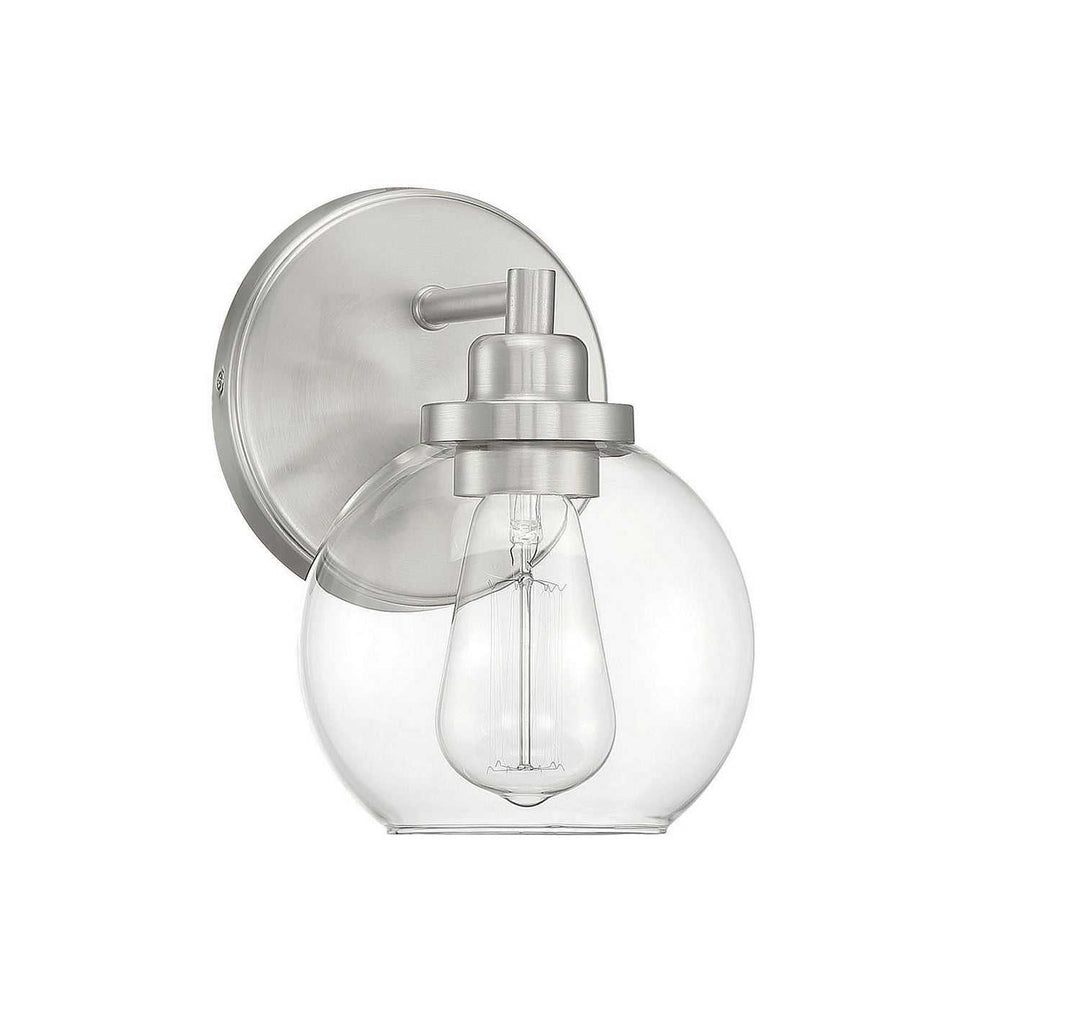 Carson One Light Bath in Satin Nickel Savoy House