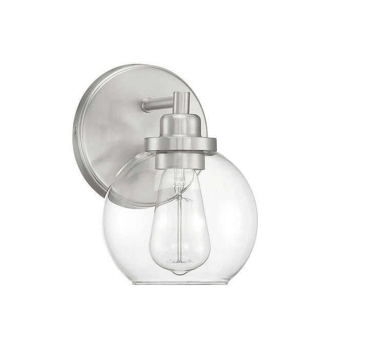 Carson One Light Bath in Satin Nickel Savoy House